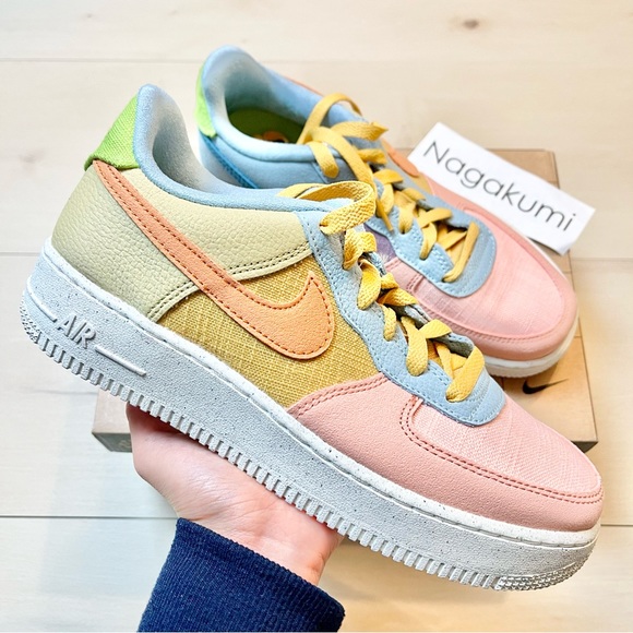 pastel multicolor air force 1